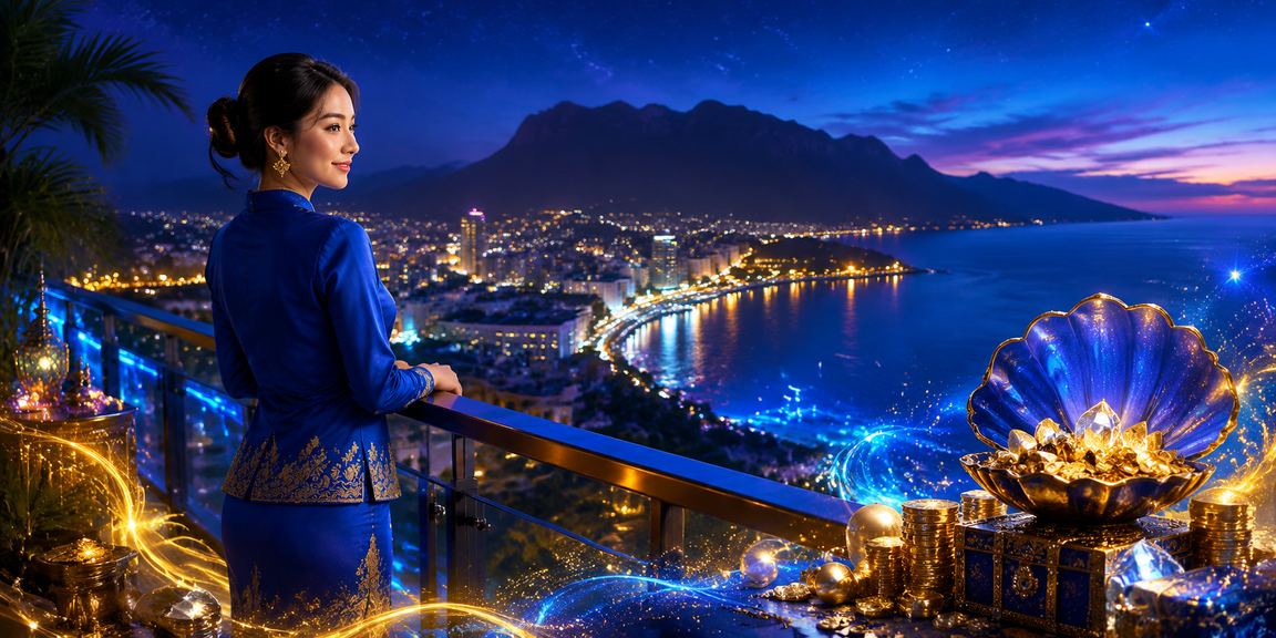 Pengguna di Sabah berbaju kurung membuat deposit bonus ke akaun acv30 dalam Ringgit Malaysia